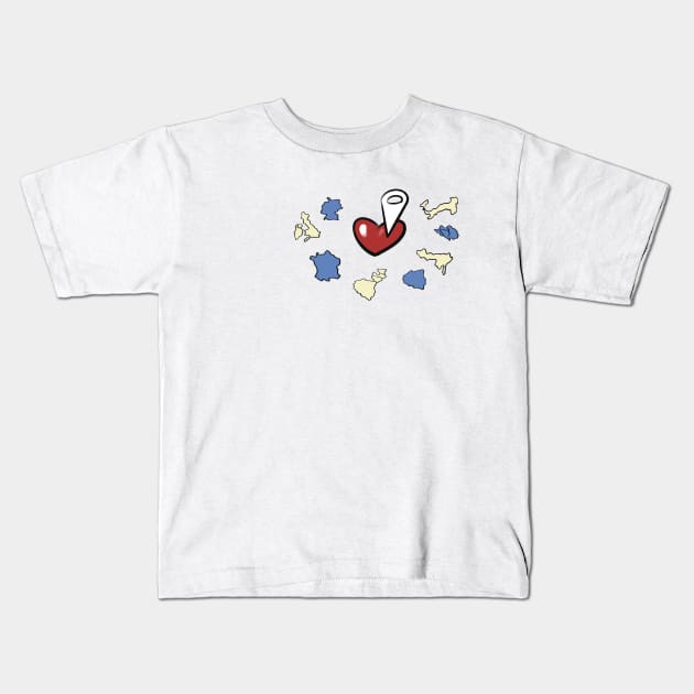 Follow your heart! ❤️ Kids T-Shirt by JulietFrost